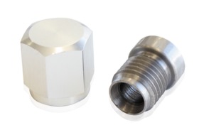 <strong>Steel Weld-On K-Style EGT Bung & Cap</strong><br /> 7/16"-20. Suits 1/4" Probe
