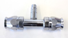 <strong>A/C Straight Inline -10AN Fitting with Charge Port</strong><br />
