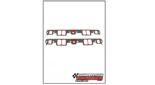 AFR-6900 AFR Intake Manifold Gaskets 195cc, Printoseal, 2.09 in. x 1.28 in. Port, .060 in. Thick SBC