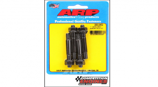 ARP Carburetor Studs, Black Oxide, 5/16-18/24 in. x 2.700 in. Long, Set of 4