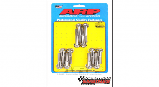 ARP-454-2106 Intake Bolt Kit, Ford 351C w/Edelbrock RPM air gap 12pt intake manifold bolt kit