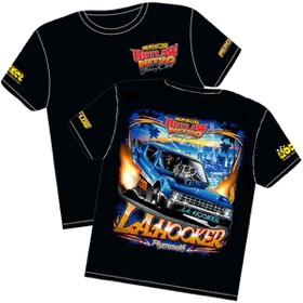 <strong>'L.A. Hooker' Plymouth Arrow Outlaw Nitro Funny Car T-Shirt</strong> <br /> XXX-Large

