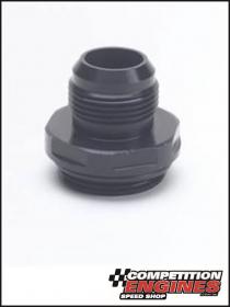 Meziere WN0040S, AN O-Ring to AN Adapter, -20AN O-Ring Port Fitting, -16AN Male Hose Fitting, Black Anodized Finish