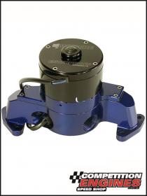 Meziere WP173BHD, Electric Water Pump Ford 1994-95 5.0L, Standard Motor 42 GPM, Blue Anodized Finish
