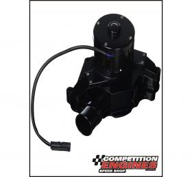 Meziere WP311S, 300 Series Electric Water Pump, Ford Windsor, 55 GPM, Black Anodized Finish