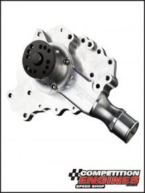 Meziere WP411, 400 Series Mechanical Water Pump Ford Windsor 289,302,351 & 5.0L, Standard Rotation, Clear Anodize Finish