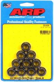 ARP 12 Point Nuts 8740 Chromoly  Black Oxide 17/16''-20 R/H Thread, 10 Pack