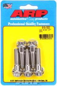 ARP 12 Point 3/8 Wrench Head 3/8-16 1.500 length Stainless Steel Polished Pack of 5