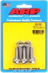 ARP  HEX 3/8 Wrench Head 5/16-18 1.000 length Stainless Steel Polished Pack of 5