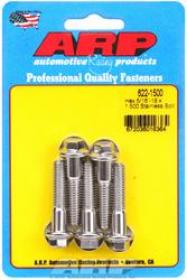 ARP  HEX 3/8 Wrench Head 5/16-18 1.500 length Stainless Steel Polished Pack of 5