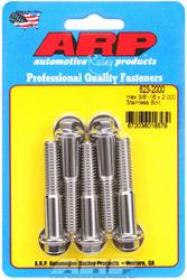ARP  HEX 3/8 Wrench Head 3/8-16 2.000 length Stainless Steel Polished Pack of 5