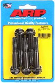 ARP  HEX 7/16 Wrench Head 3/8-16 2.250 length Chromoly Black Oxide Pack of 5