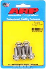 ARP  12 Point 3/8 Wrench Head 5/16-24 .750 length Stainless Steel Polished Pack of 5