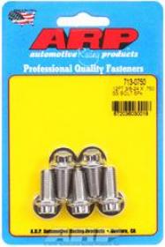 ARP  12 Point 3/8 Wrench Head 3/8-24 .750 length Stainless Steel Polished Pack of 5