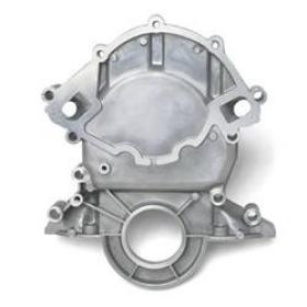 Edelbrock Timing Cover 1-Piece Alloy Natural Reverse Rotation Water Pump Suit 5.0L-351W