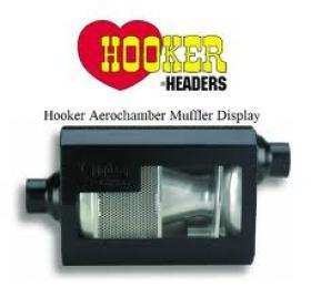 HOOKER AERO CHAMBER MUFFLERS 3'' Inlet Centre 2 1/2''Dual Outlet