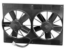 SPAL DUAL 11'' Large Motor Thermo Fans With Shroud