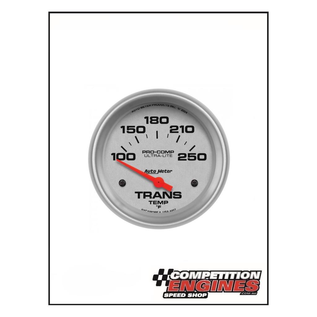 Auto Meter 4457 Ultra Lite Pro Comp Electric Transmission Temp Gauge 100-250 F