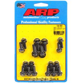 ARP 134-1801 OIL PAN BOLT KIT Suit SBC Black Oxide 12 Point W/1-pc rubber gasket