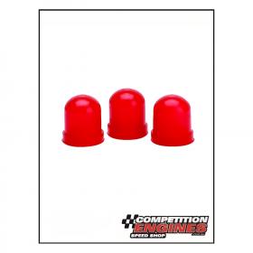 AUTOMETER  3214  LIGHT BULB BOOTS, RED, QTY. 3