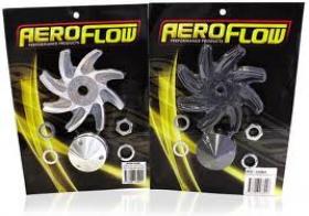 AEROFLOW Billet Alternator Fan & Pulley (Polished or Black)