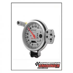 AUTOMETER  6885  Tachometer, Ultimate II, 0-11,000 rpm, 5 in., Analog, Electrical, with Shift Light/Memory