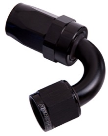 <strong>100 Series Swivel Taper 120° Hose End -4AN </strong><br />Black Finish. Suit 100 & 450 Series Hose