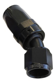 <strong>100 Series Swivel Taper 30° Hose End -4AN </strong><br />Black Finish. Suit 100 & 450 Series Hose
