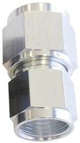 <strong>Female Swivel Coupler Reducer -6AN to -8AN</strong> <br />Silver Finish