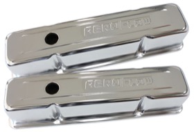 <strong>Chrome Steel Valve Covers</strong><br />Suit SB Overall Height - 3.7