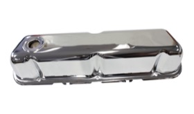 <strong>Chrome Steel Valve Covers</strong><br />Suit Ford 289-302-351 Windsor Without Aeroflow Logo