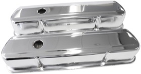 <strong>Chrome Steel Valve Covers</strong><br />Suit Holden 253-308 Without Aeroflow Logo