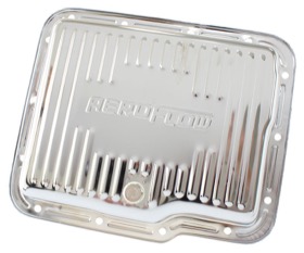 <strong>Chrome Transmission Pan</strong><br />Suit GM Powerglide, Deep Pan With Drain Plug