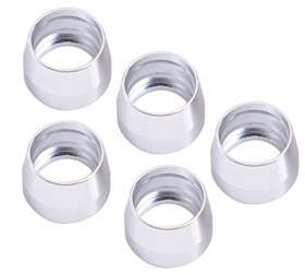 <strong>Stainless Steel Olive Insert -6AN (5 Pack)</strong> <br />Suit Concave Seat