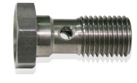 <strong>Stainless Steel Banjo Bolt 7/16"-20 UNF </strong><br /> 25mm Length
