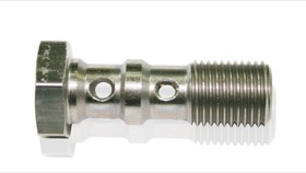 <strong>Stainless Steel Double Banjo Bolt M10 x 1.0mm </strong><br />30mm Length
