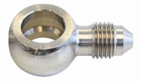 <strong>Stainless Steel Short Banjo to Male AN -4AN</strong> <br />11.2mm (7/16") to -4AN Male