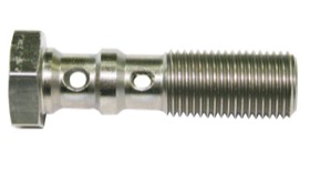 <strong>Stainless Steel Double Banjo Bolt 7/16"-20</strong><br /> 38.5mm Length