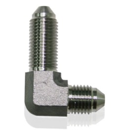 <strong>90° Stainless Steel Bulkhead -4AN</strong> <br />