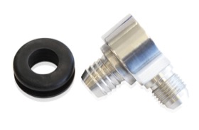 <strong>Universal Billet Brake Booster Valve with -6AN </strong><br /> Polished Finish.
