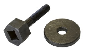 <strong>Heavy Duty Harmonic Balancer Bolt</strong><br /> Suit Small Block Chevy, with washer. Bolt accepts 1/2" drive ratchet
