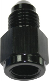 <strong>Straight Female NPT to Male AN Adapter 1/8" to -3AN</strong><br /> Black Finish