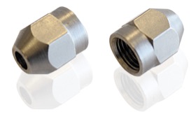 <strong>Stainless Steel Hard Line Tube Nut</strong><br /> 3/16" to -3AN, 2 per packet
