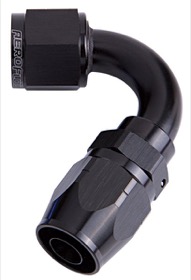 <strong>500 Series Cutter Swivel 120° Hose End -4AN </strong><br />Black Finish. Suits 100 & 450 Series Hose
