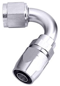 <strong>500 Series Cutter Swivel 120° Hose End -10AN</strong><br /> Silver Finish. Suits 100 & 450 Series Hose