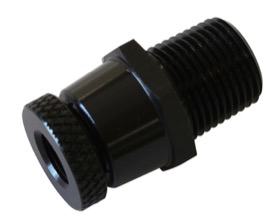 <strong>Universal Drain Valve 3/8" NPT</strong><br /> Black Finish  With 1/8" NPT Female Thread For Remote Draining