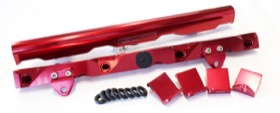<strong>Billet EFI Fuel Rails (Red)</strong><br /> Suit Chevy/Holden LS7