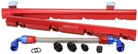 <strong>Billet EFI Fuel Rails (Red)</strong><br /> Suit Holden 304-355 EFI V8