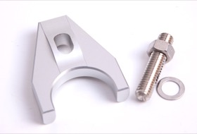 <strong>Billet Distributor Hold Down Clamp - Silver </strong><br /> Suit SB Chevy