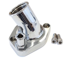 <strong>Billet Thermostat Housing - Chrome</strong> <br />Suit Ford 289-351W